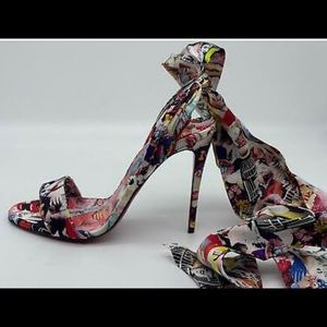 RARE satin Christian Louboutin sandal du Desert